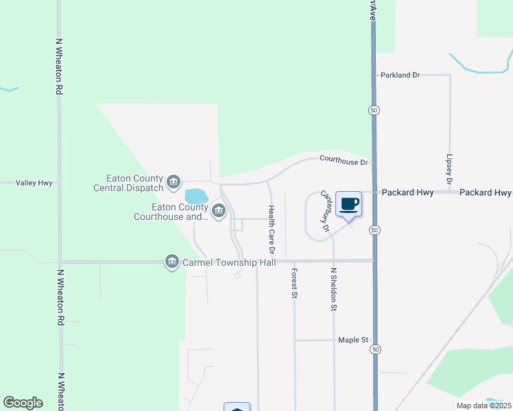 map of restaurants, bars, coffee shops, grocery stores, and more near 1033 Health Care Drive in Charlotte