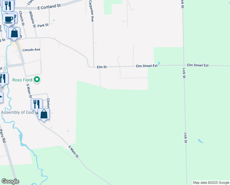 map of restaurants, bars, coffee shops, grocery stores, and more near 140 Cedar Lane in Groton