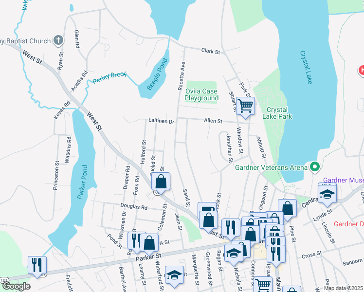 139 Sand Street, Gardner MA Walk Score