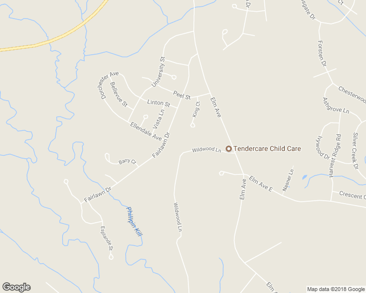 map of restaurants, bars, coffee shops, grocery stores, and more near 49 Wildwood Lane in Selkirk