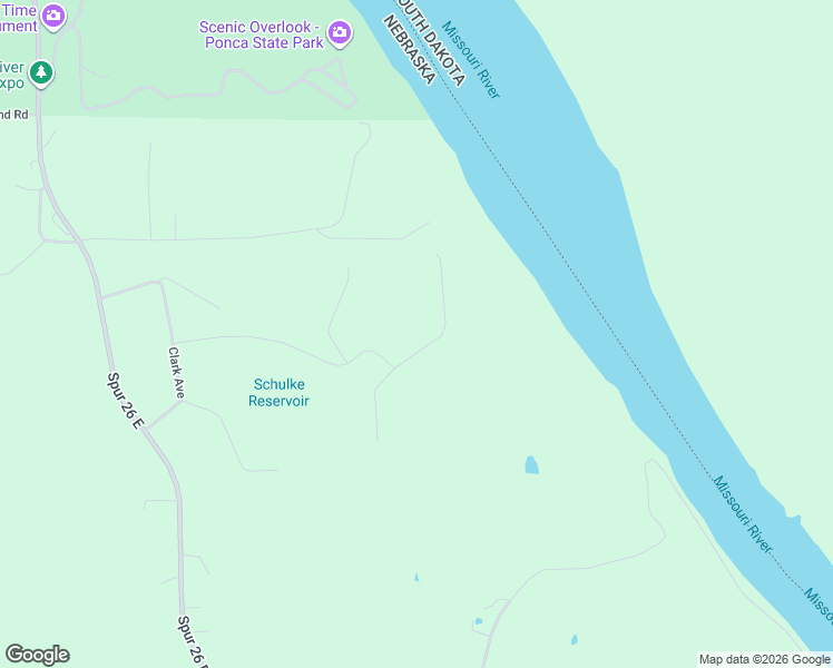 map of restaurants, bars, coffee shops, grocery stores, and more near 509 River View Road in Ponca