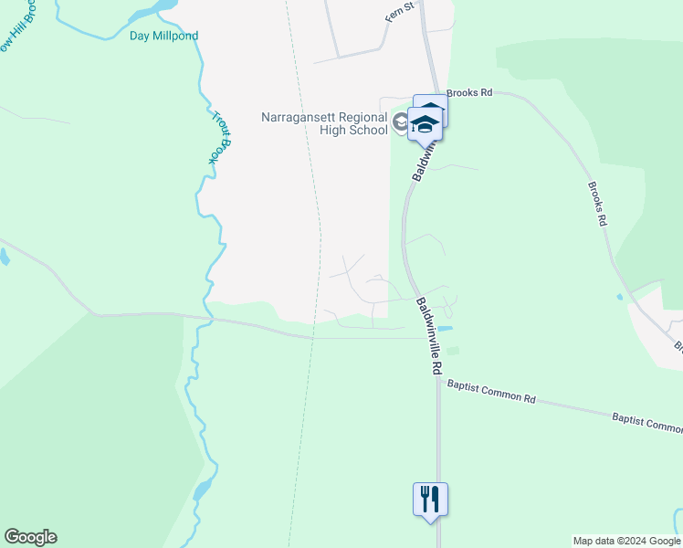 map of restaurants, bars, coffee shops, grocery stores, and more near Mill Stone Circle in Templeton