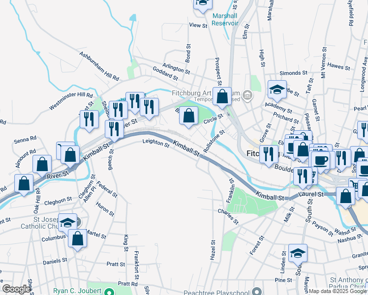 278 Kimball Street, Fitchburg MA Walk Score