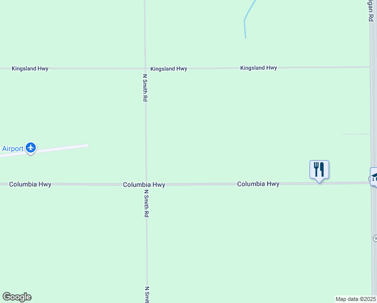 map of restaurants, bars, coffee shops, grocery stores, and more near 10227 Columbia Highway in Eaton Rapids