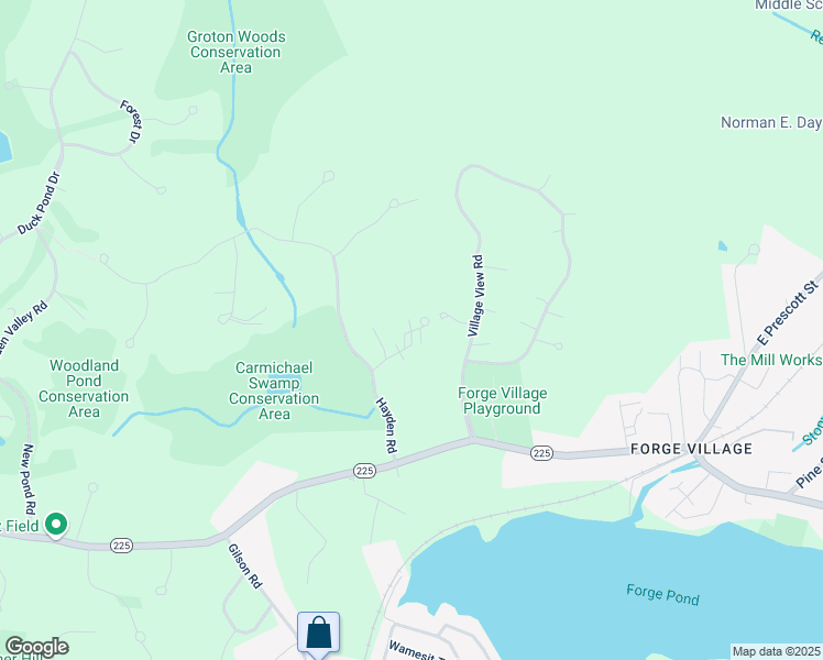 map of restaurants, bars, coffee shops, grocery stores, and more near 4 Jessica Circle in Westford