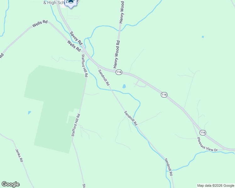 map of restaurants, bars, coffee shops, grocery stores, and more near 1011 Sandmill Road in Adams