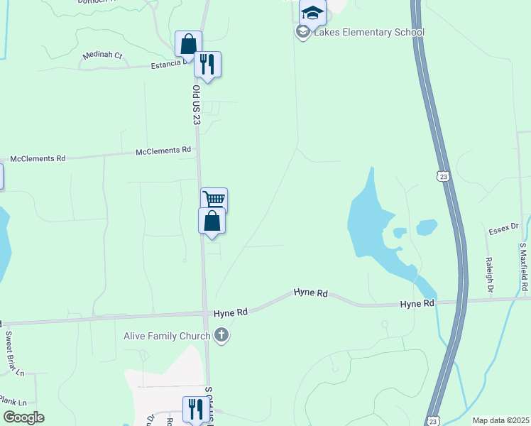 map of restaurants, bars, coffee shops, grocery stores, and more near 1220 Taylor Road in Brighton