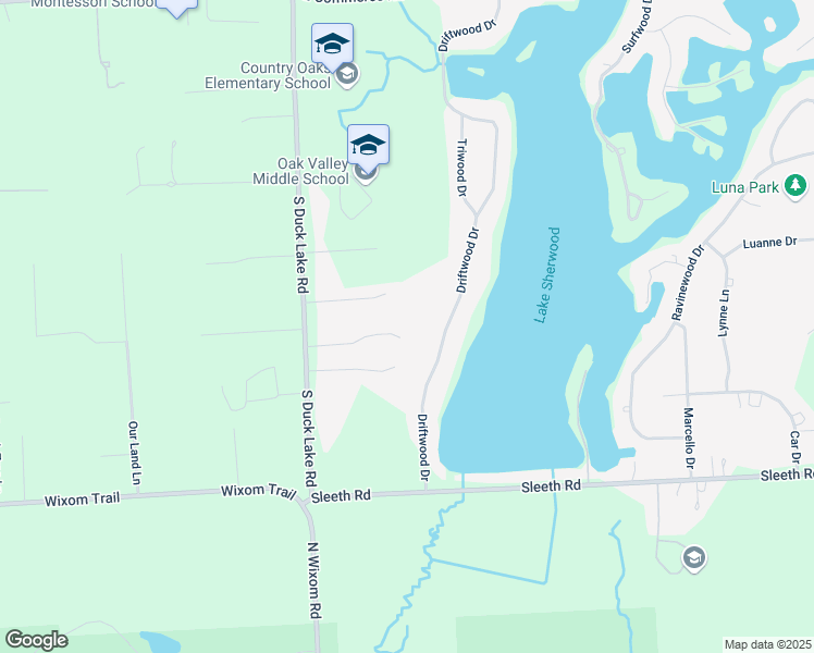 map of restaurants, bars, coffee shops, grocery stores, and more near 4160 Rolling Pines Drive in Oakland County