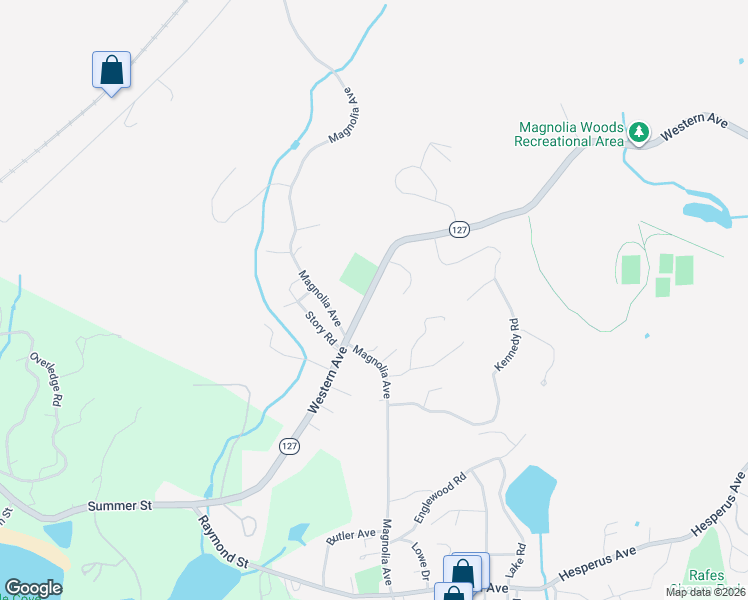 map of restaurants, bars, coffee shops, grocery stores, and more near 618 Western Avenue in Gloucester