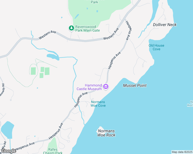 map of restaurants, bars, coffee shops, grocery stores, and more near 13 Castle Hill Road in Gloucester