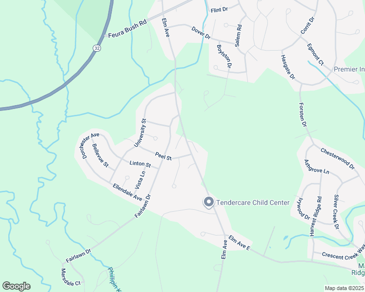map of restaurants, bars, coffee shops, grocery stores, and more near 11 Peel Street in Selkirk