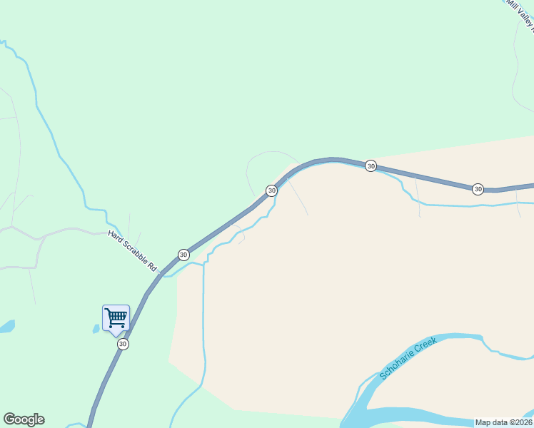 map of restaurants, bars, coffee shops, grocery stores, and more near 3742 Highway 30 in Fultonham