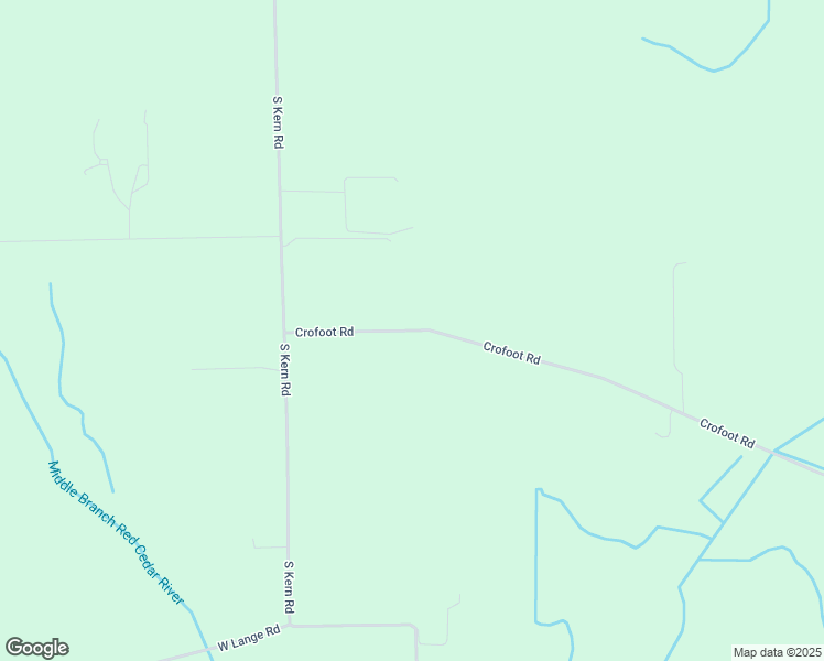 map of restaurants, bars, coffee shops, grocery stores, and more near 7045 Crofoot Road in Fowlerville