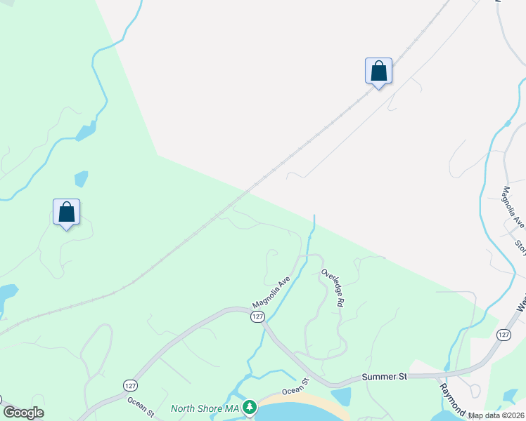 map of restaurants, bars, coffee shops, grocery stores, and more near 25 Magnolia Avenue in Manchester-by-the-Sea