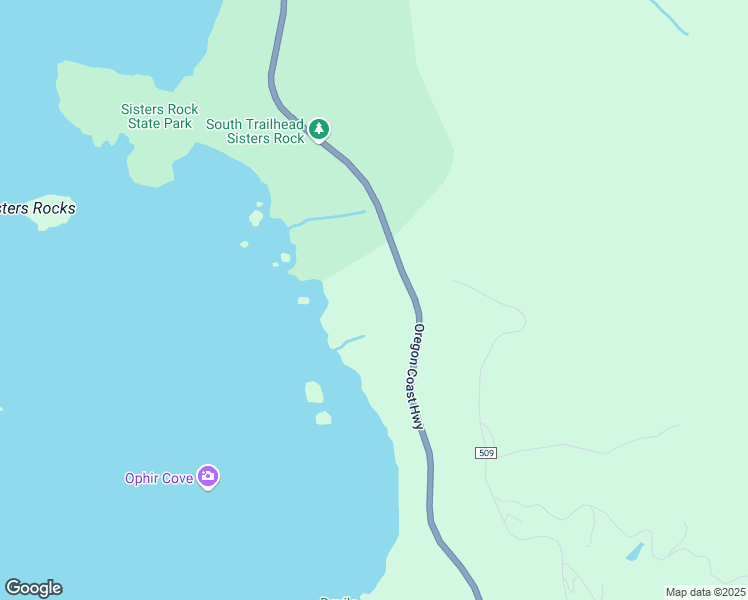 map of restaurants, bars, coffee shops, grocery stores, and more near 36044 U.S. 101 in Gold Beach