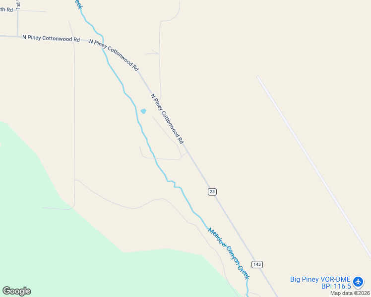 map of restaurants, bars, coffee shops, grocery stores, and more near 139 North Piney Cottonwood Road in Big Piney