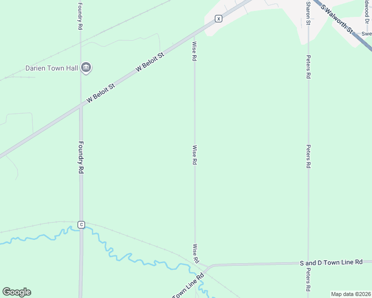 map of restaurants, bars, coffee shops, grocery stores, and more near N2701 Wise Road in Darien