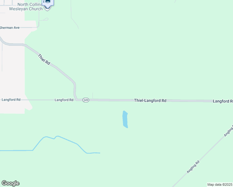 map of restaurants, bars, coffee shops, grocery stores, and more near in North Collins