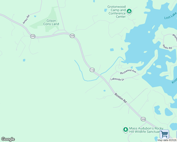 map of restaurants, bars, coffee shops, grocery stores, and more near 480 Boston Road in Groton