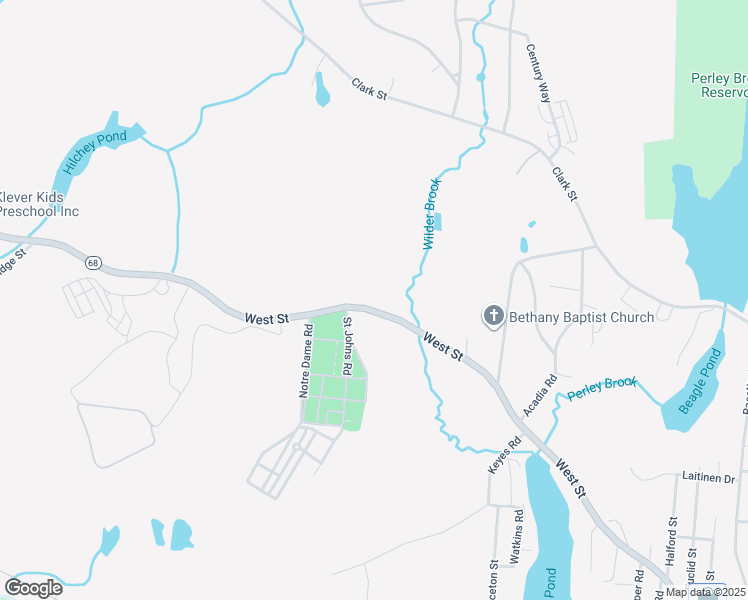 map of restaurants, bars, coffee shops, grocery stores, and more near 643 West Street in Gardner