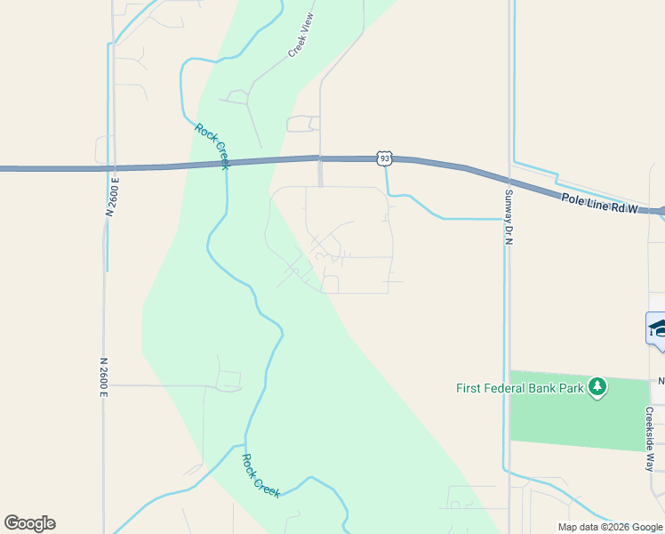 map of restaurants, bars, coffee shops, grocery stores, and more near 2018 Stone Ridge Drive in Twin Falls