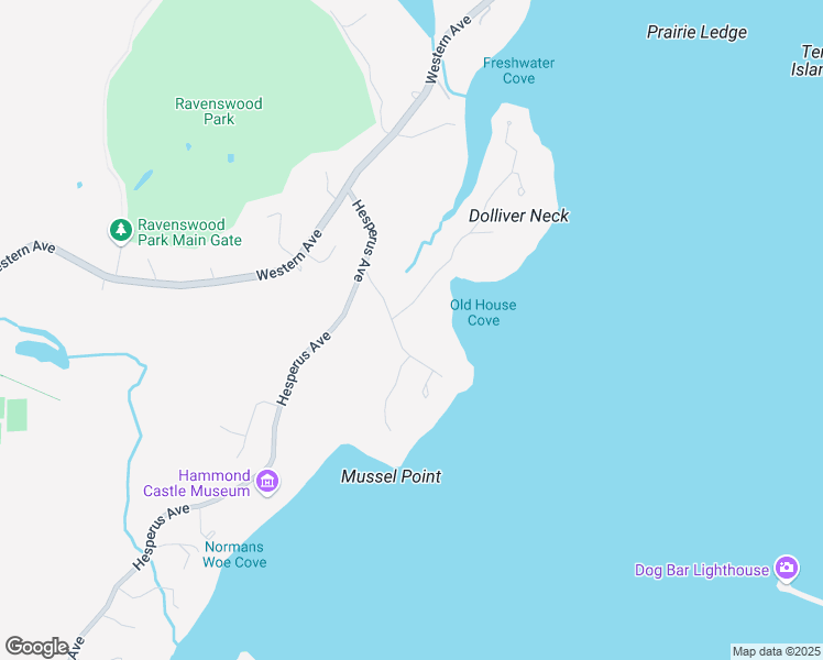 map of restaurants, bars, coffee shops, grocery stores, and more near 14 Mussell Point Road in Gloucester