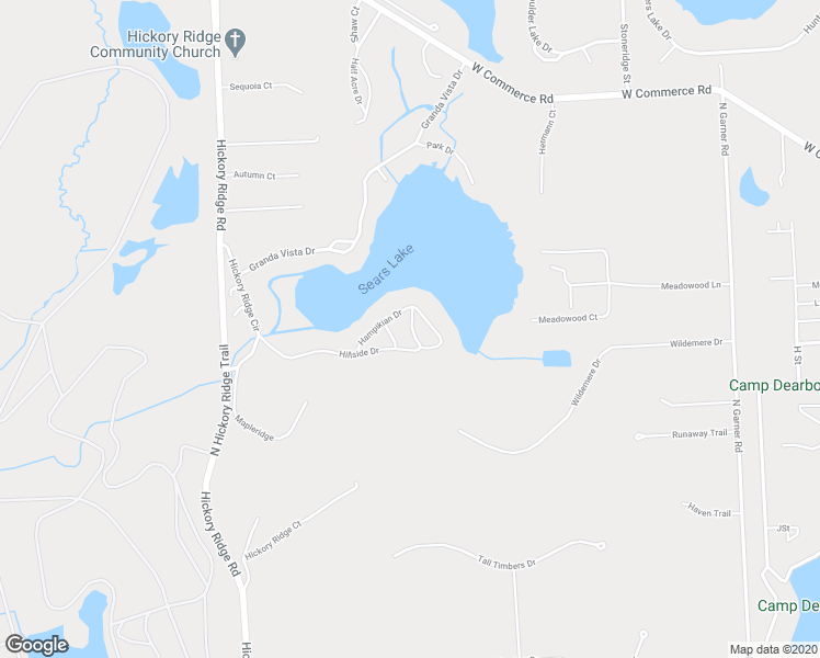 map of restaurants, bars, coffee shops, grocery stores, and more near 245 West Canyon Drive in Milford Township