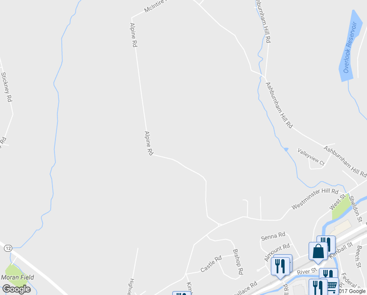 map of restaurants, bars, coffee shops, grocery stores, and more near 223 Alpine Road in Fitchburg