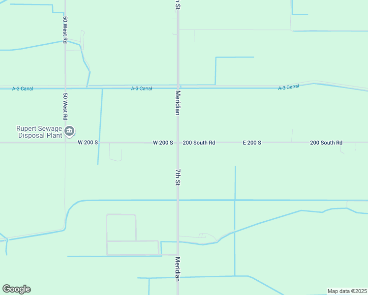 map of restaurants, bars, coffee shops, grocery stores, and more near 203 South Meridian in Rupert