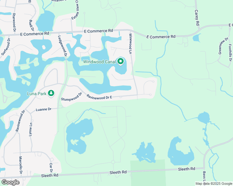map of restaurants, bars, coffee shops, grocery stores, and more near 2924 Ravinewood Drive East in Commerce Charter Township