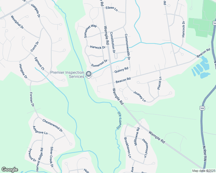 map of restaurants, bars, coffee shops, grocery stores, and more near 165 Wemple Road in Glenmont