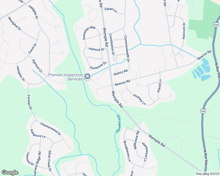 map of restaurants, bars, coffee shops, grocery stores, and more near 165 Wemple Road in Glenmont