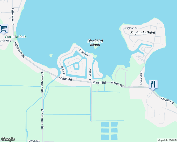 map of restaurants, bars, coffee shops, grocery stores, and more near 4329 Lynden Road in Shelbyville