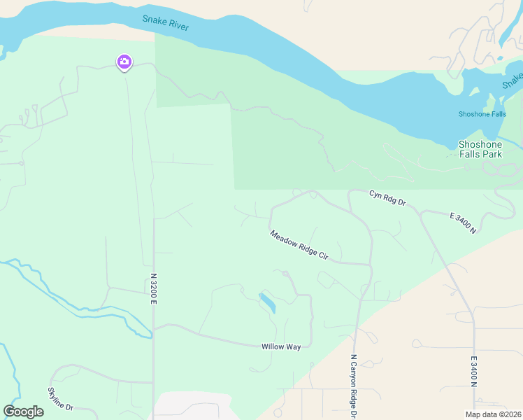 map of restaurants, bars, coffee shops, grocery stores, and more near 4124 North Meadow Ridge Circle in Twin Falls