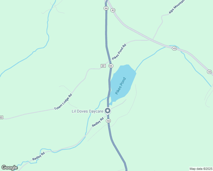 map of restaurants, bars, coffee shops, grocery stores, and more near 7669 New York 66 in Averill Park