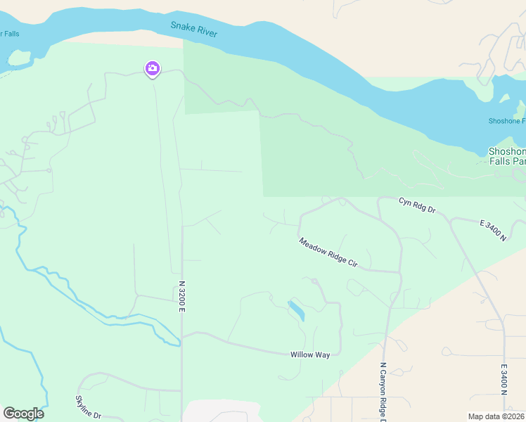 map of restaurants, bars, coffee shops, grocery stores, and more near 3228 Meadow Ridge Lane in Twin Falls