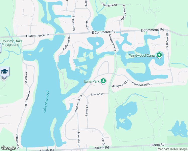map of restaurants, bars, coffee shops, grocery stores, and more near 4779 Ravinewood Drive in Commerce Charter Township