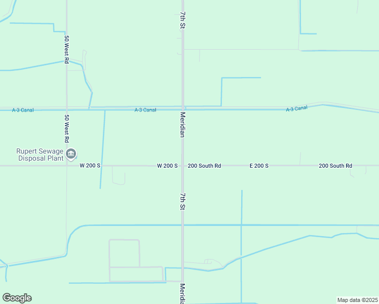 map of restaurants, bars, coffee shops, grocery stores, and more near 203 South Meridian in Rupert