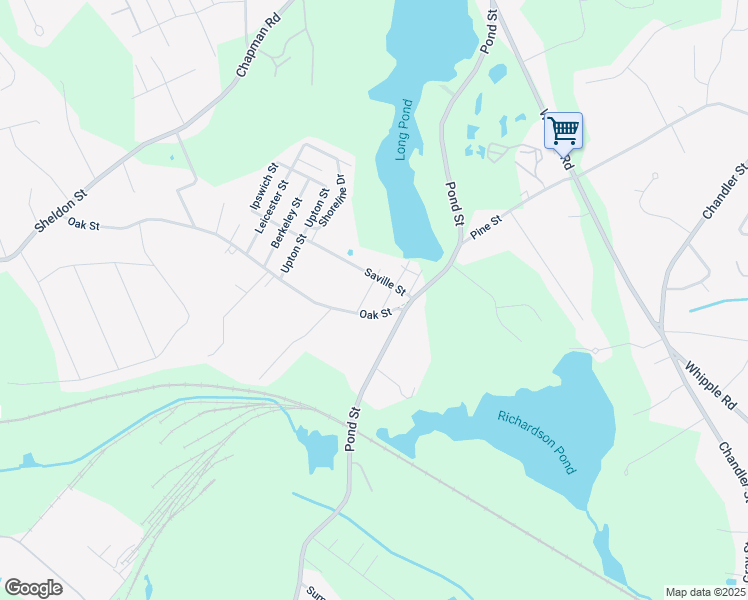 map of restaurants, bars, coffee shops, grocery stores, and more near 28 Jaclyn's Way in Billerica