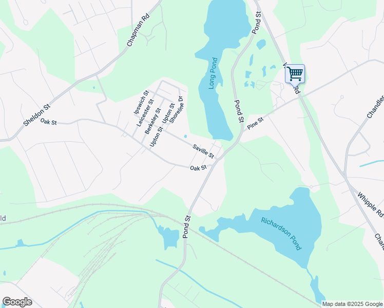 map of restaurants, bars, coffee shops, grocery stores, and more near 24 Jaclyn's Way in Billerica