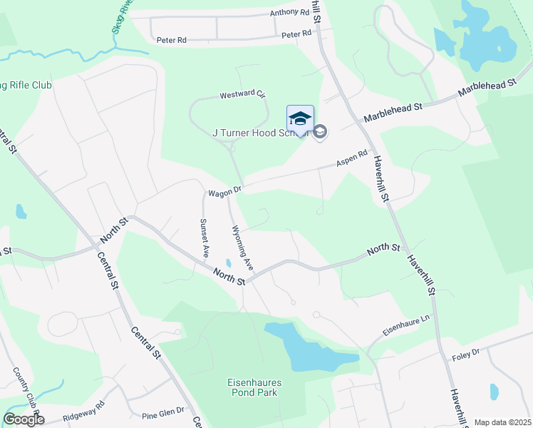 map of restaurants, bars, coffee shops, grocery stores, and more near 8 Janice Avenue in North Reading