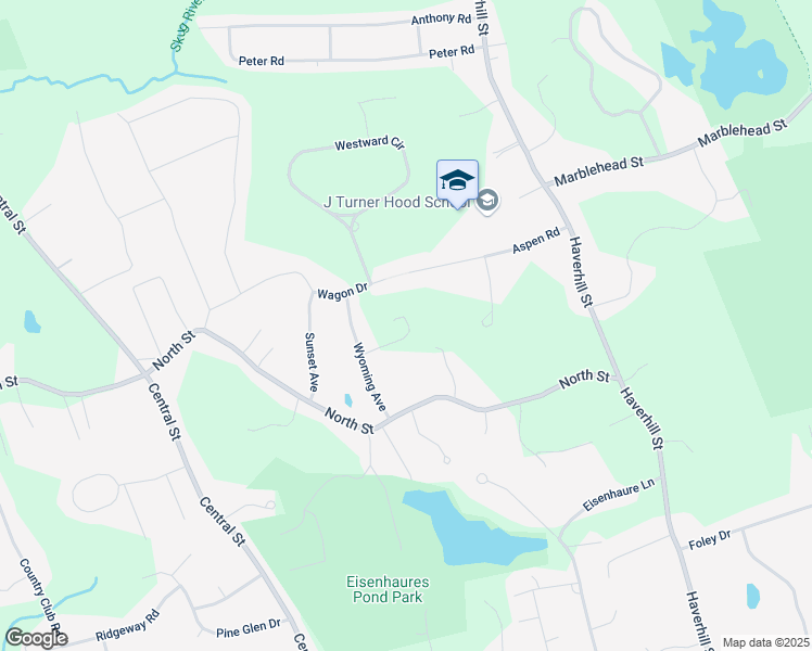 map of restaurants, bars, coffee shops, grocery stores, and more near 8 Janice Avenue in North Reading