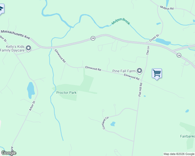 map of restaurants, bars, coffee shops, grocery stores, and more near 146 Elmwood Road in Lunenburg