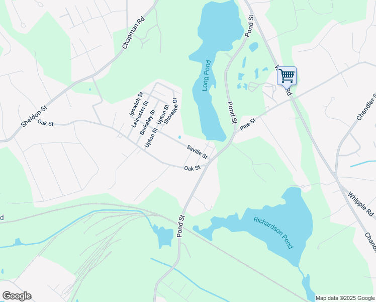 map of restaurants, bars, coffee shops, grocery stores, and more near 28 Jaclyn's Way in Billerica