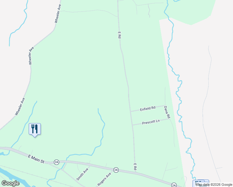 map of restaurants, bars, coffee shops, grocery stores, and more near 89 East Road in Orange