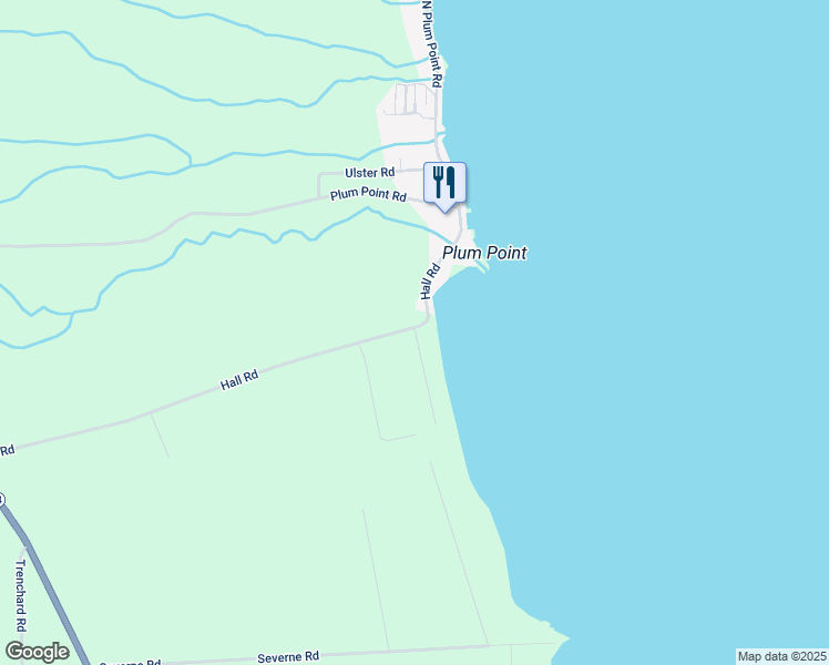 map of restaurants, bars, coffee shops, grocery stores, and more near 3535 Hall Road in Himrod