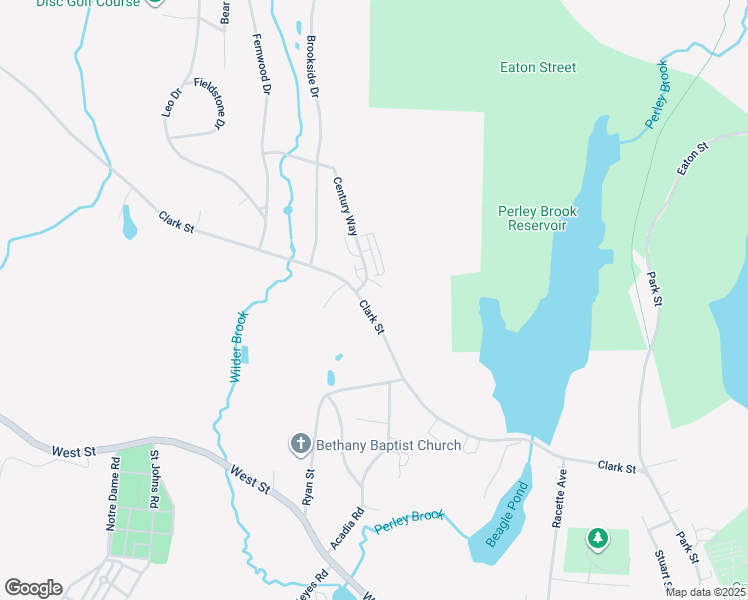 map of restaurants, bars, coffee shops, grocery stores, and more near 5 Century Way in Gardner