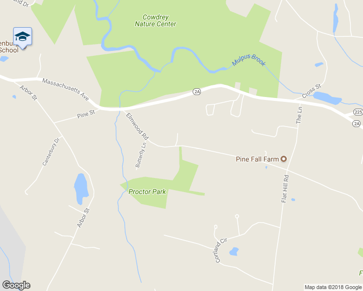 map of restaurants, bars, coffee shops, grocery stores, and more near 114 Elmwood Road in Lunenburg