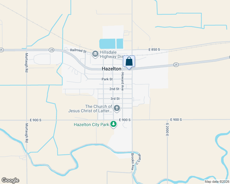map of restaurants, bars, coffee shops, grocery stores, and more near 320 Howard Avenue in Hazelton