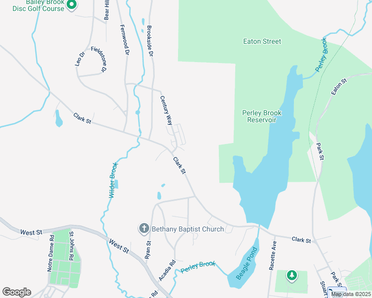 map of restaurants, bars, coffee shops, grocery stores, and more near 5 Century Way in Gardner